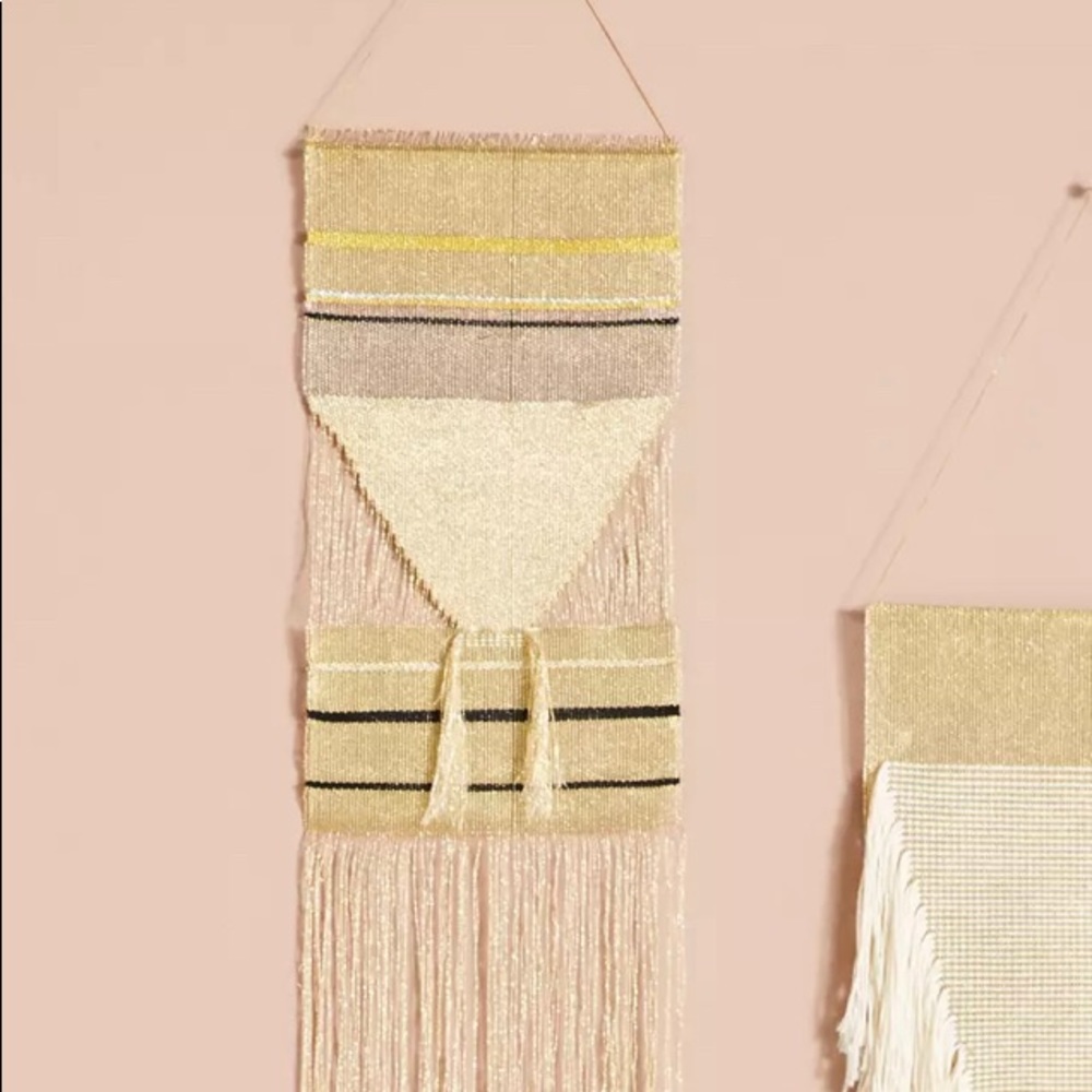 Anthropologie Justine Ashbee ELEMENTAL WOVEN WALL ART